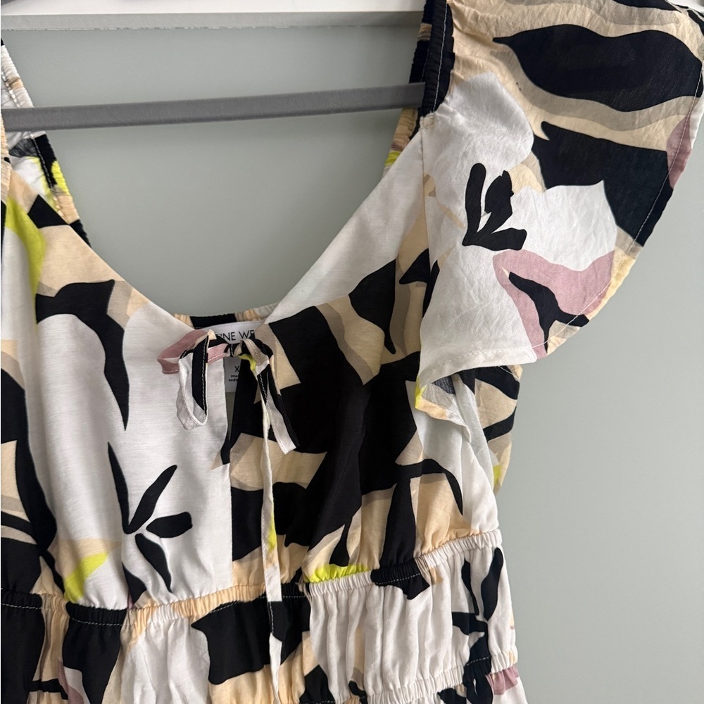 Nine West ‘Summer Bliss’ Tropical Print Maxi Dress - Picture 5 of 6